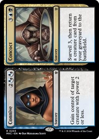 Connive // Concoct, Commander: Murders at Karlov Manor
