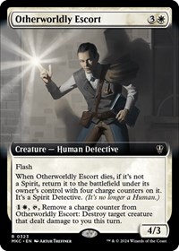 Otherworldly Escort (Extended Art), Commander: Murders at Karlov Manor