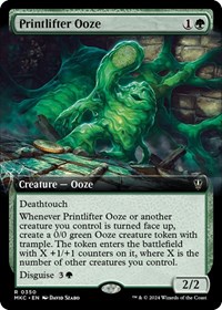 Printlifter Ooze (Extended Art), Commander: Murders at Karlov Manor