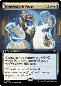 Knowledge is Power (Extended Art), Commander: Murders at Karlov Manor