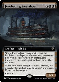 Foreboding Steamboat (Extended Art), Commander: Murders at Karlov Manor