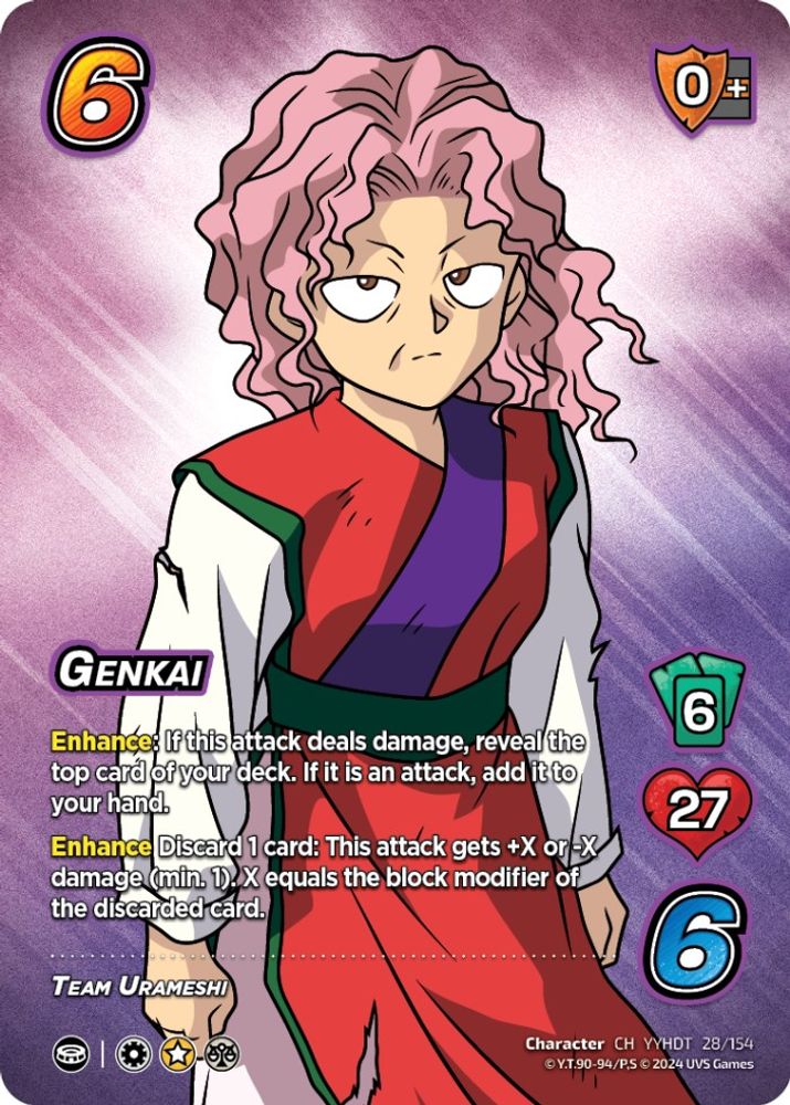 Genkai, Standard, front