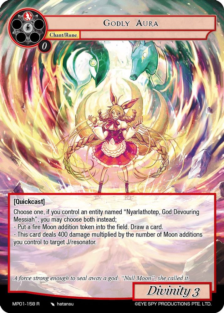 Godly Aura, Standard, front