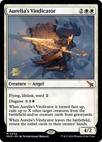 Aurelia's Vindicator, Prerelease Cards