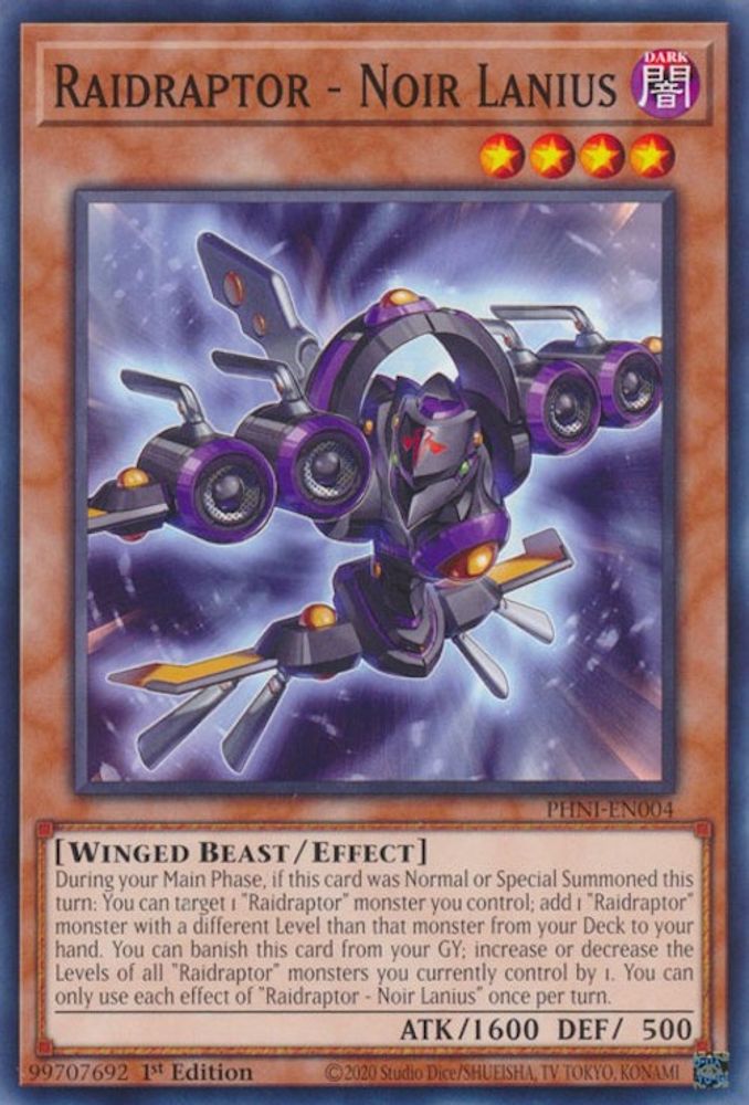 Raidraptor - Noir Lanius, 1st-edition, front