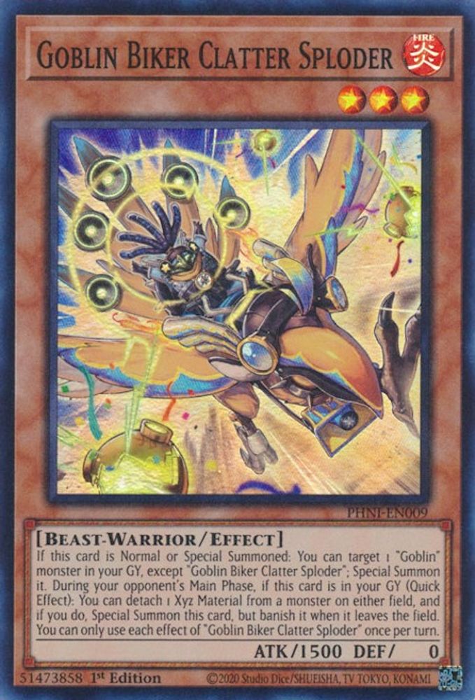 Goblin Biker Clatter Sploder, 1st-edition, front