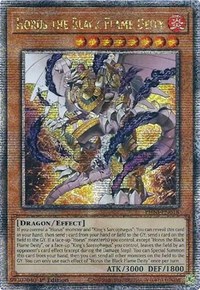 Horus the Black Flame Deity (Quarter Century Secret Rare)