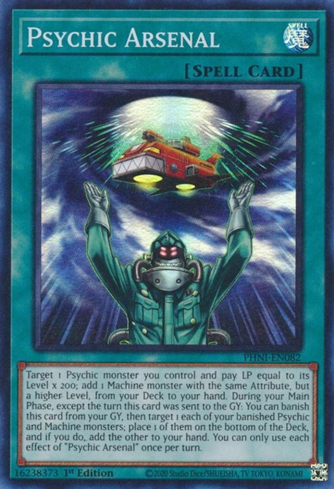 Psychic Arsenal, 1st-edition, front