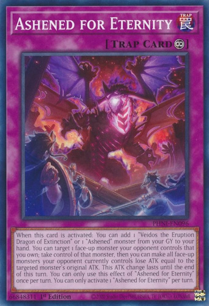Ashened for Eternity, 1st-edition, front