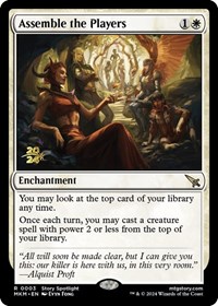 Assemble the Players, Prerelease Cards
