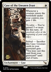 Case of the Uneaten Feast, Prerelease Cards