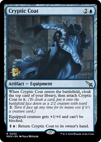 Cryptic Coat, Prerelease Cards