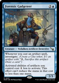 Forensic Gadgeteer, Prerelease Cards