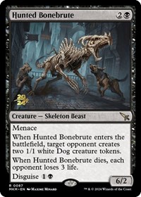 Hunted Bonebrute, Prerelease Cards