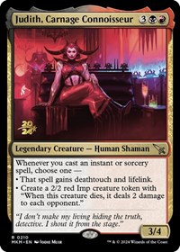 Judith, Carnage Connoisseur