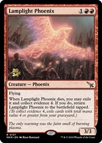 Lamplight Phoenix, Prerelease Cards