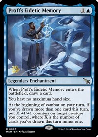 Proft's Eidetic Memory, Prerelease Cards