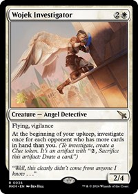 Wojek Investigator, Prerelease Cards