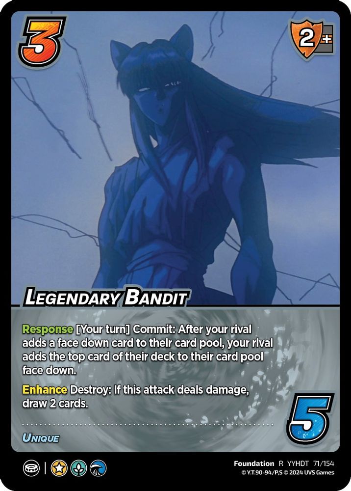 Legendary Bandit, Foil, front