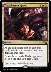 Treacherous Greed, Promo Pack: Murders at Karlov Manor