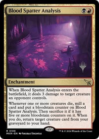 Blood Spatter Analysis, Promo Pack: Murders at Karlov Manor