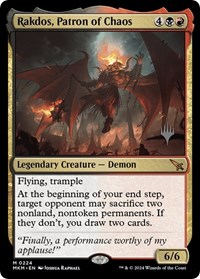 Rakdos, Patron of Chaos, Promo Pack: Murders at Karlov Manor