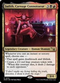 Judith, Carnage Connoisseur, Promo Pack: Murders at Karlov Manor