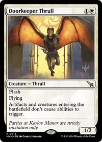 Doorkeeper Thrull, Promo Pack: Murders at Karlov Manor