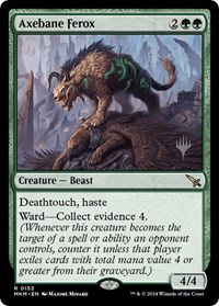 Axebane Ferox, Promo Pack: Murders at Karlov Manor