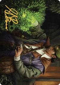 Hedge Whisperer Art Card (Gold-Stamped Signature), Art Series: Murders at Karlov Manor