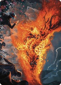 Havoc Eater Art Card, Art Series: Murders at Karlov Manor