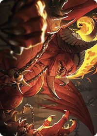 Rakdos, Patron of Chaos Art Card (45/49), Art Series: Murders at Karlov Manor