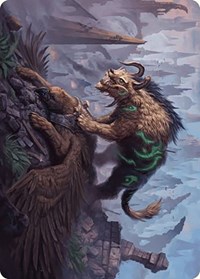 Axebane Ferox Art Card, Art Series: Murders at Karlov Manor