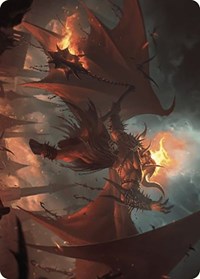 Rakdos, Patron of Chaos Art Card (22/49), Art Series: Murders at Karlov Manor