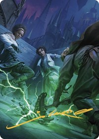 Fanatical Strength Art Card (Gold-Stamped Signature), Art Series: Murders at Karlov Manor