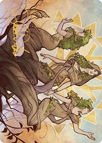 Trostani, Three Whispers Art Card (Gold-Stamped Signature), Art Series: Murders at Karlov Manor