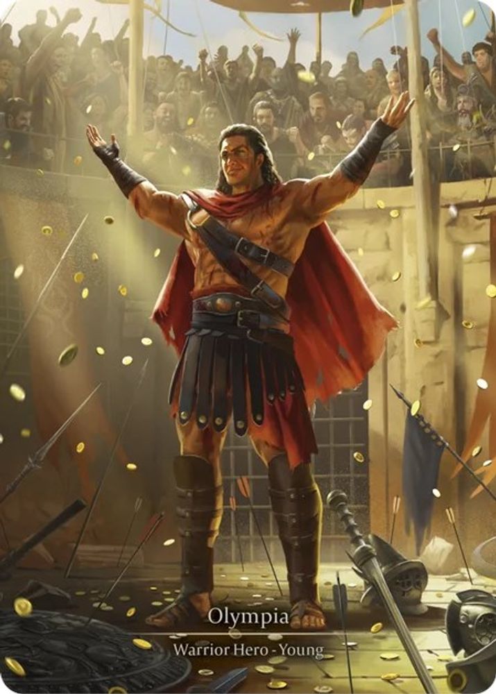 Olympia (Marvel), Cold-foil, front