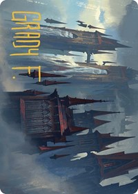 Thundering Falls Art Card (Gold-Stamped Signature), Art Series: Murders at Karlov Manor
