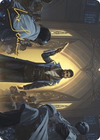 Auspicious Arrival Art Card (Gold-Stamped Signature), Art Series: Murders at Karlov Manor