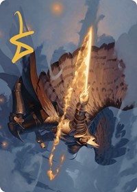 Aurelia's Vindicator Art Card (Gold-Stamped Signature), Art Series: Murders at Karlov Manor