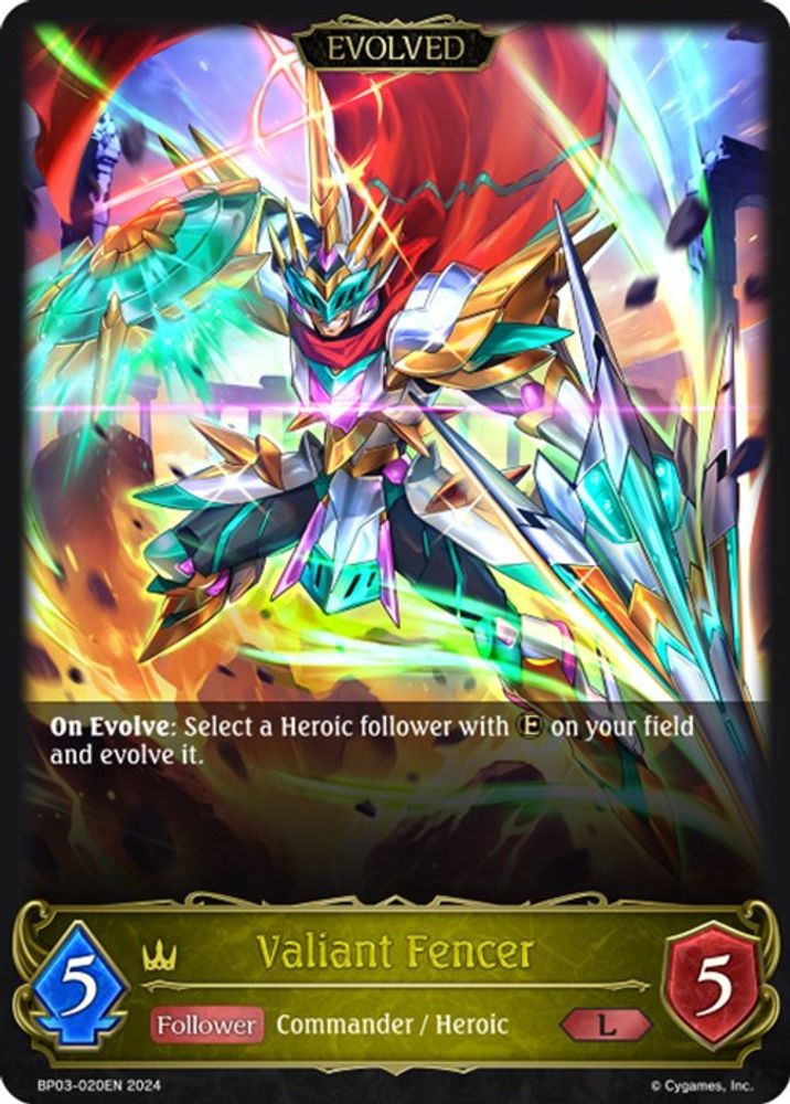 Valiant Fencer (Evolved), Standard, front