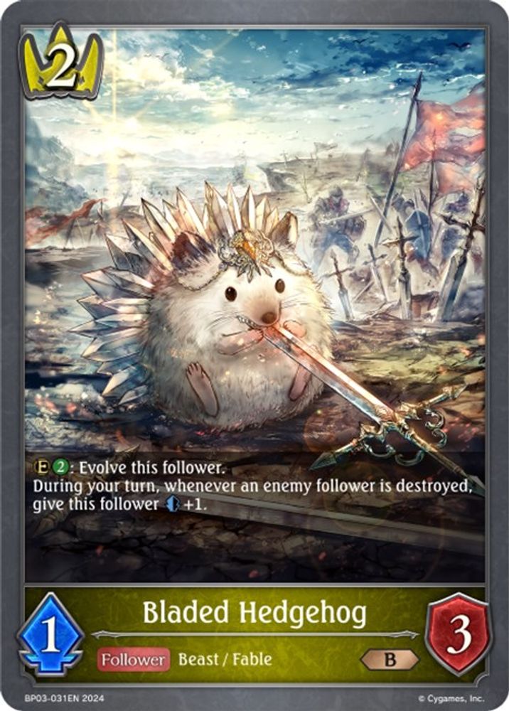 Bladed Hedgehog, Standard, front