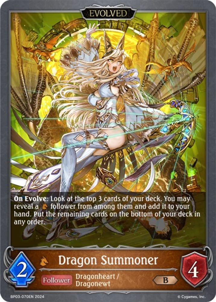 Dragon Summoner (Evolved), Standard, front