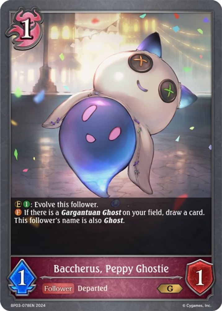 Baccherus, Peppy Ghostie, Standard, front