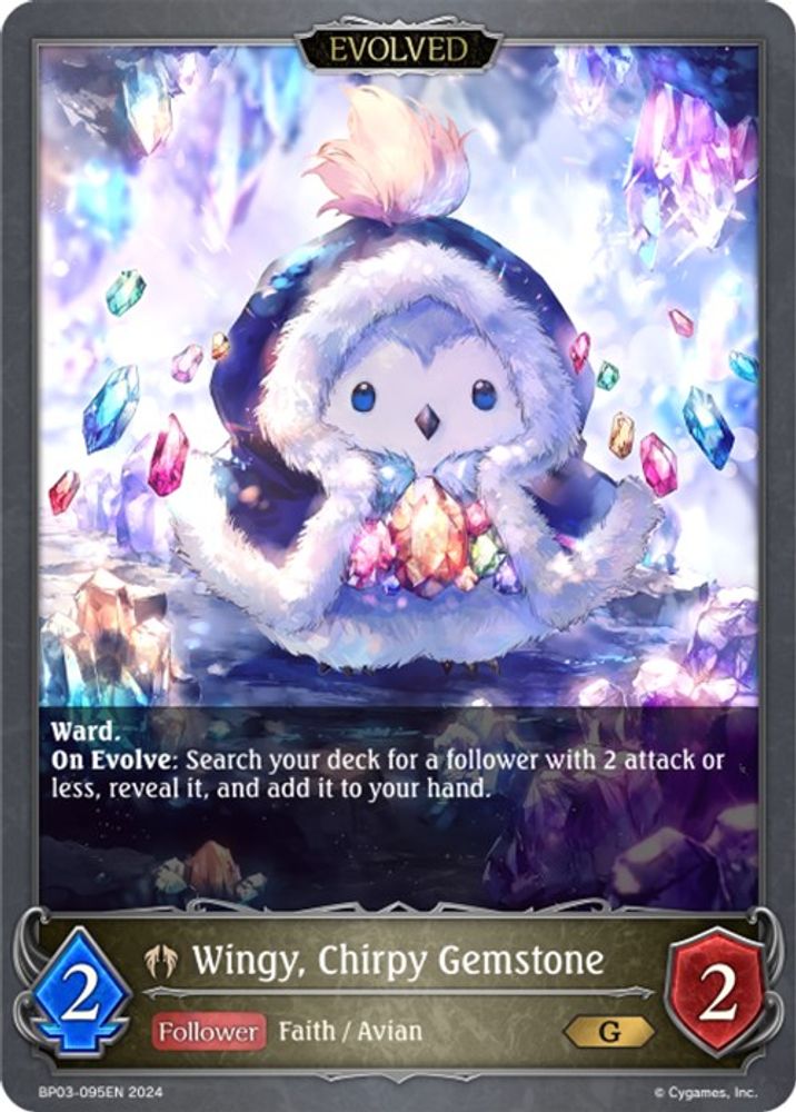 Wingy, Chirpy Gemstone (Evolved), Standard, front
