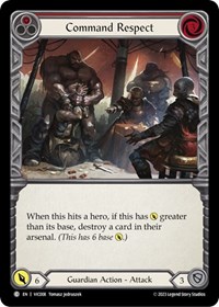 Command Respect (Red)