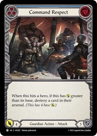 Command Respect (Blue)