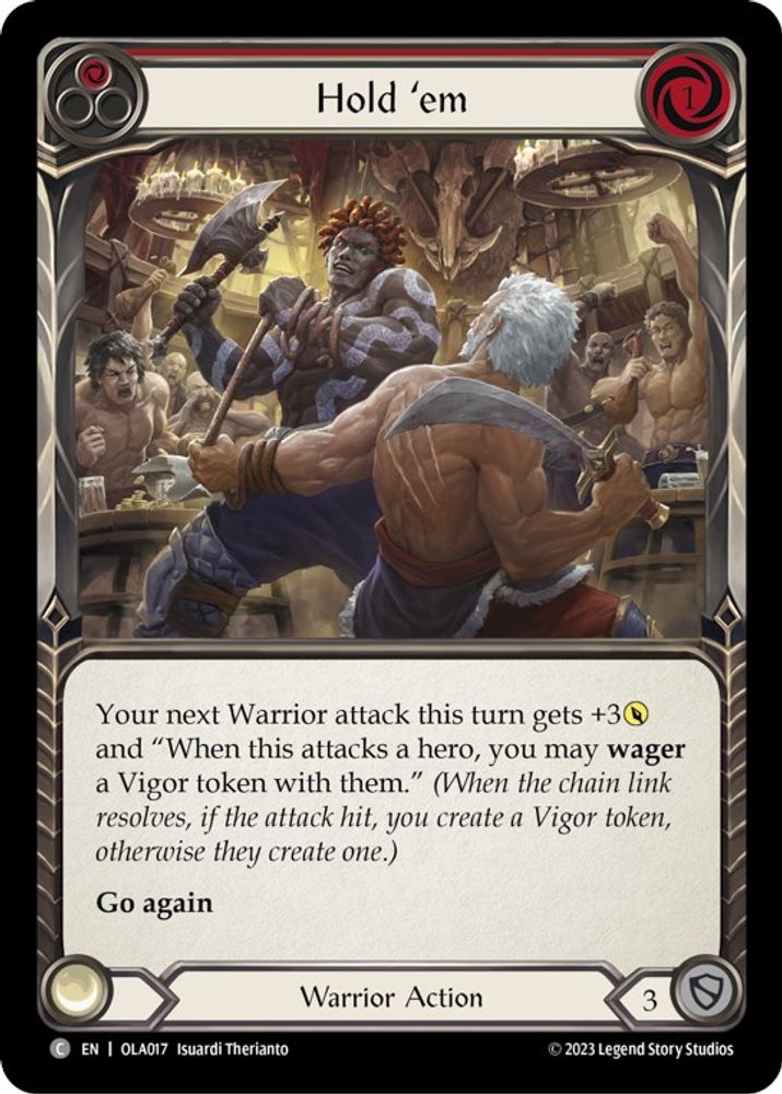Hold 'em (Red), Standard, front