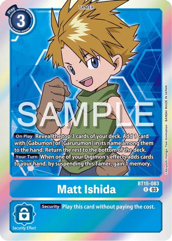 Matt Ishida, Foil, front