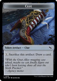 Clue (0015) // A 0042 Double-Sided Token, Murders at Karlov Manor